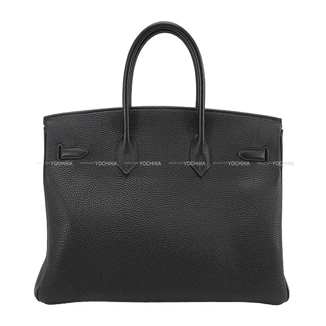[Pre-loved] HERMES Handbag Birkin35 Noir (Black) Veau Togo Silver HW Stamp □I[USED A][Authentic]