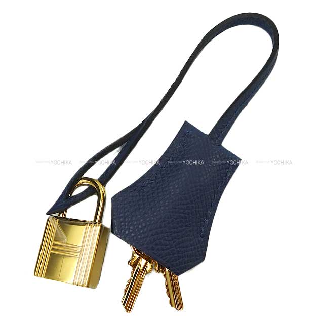 HERMES Shoulder bag Kelly28 Sellier Blue Navy Veau Epsom Gold HW Stamp W[BRAND NEW][Authentic]