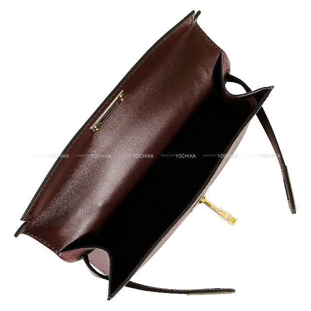HERMES Shoulder bag Kelly mini 2 Kelly20 Rouge Sellier Veau Epsom Electrum HW Stamp W[BRAND NEW][Authentic]