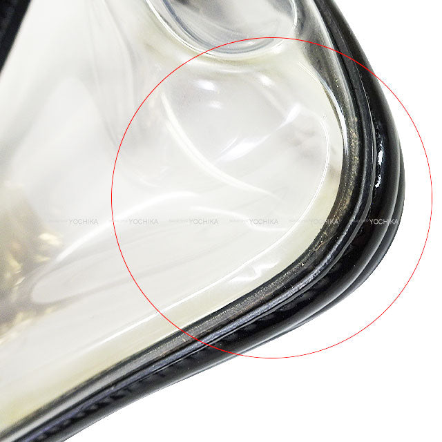 [Pre-loved] CHANEL Shoulder bag Boy Chanel Vinyl Chain COCO Mark Not Specified/Noir (Black) PVC/Patent Leather Gold HW A67557[USED SA][Authentic]