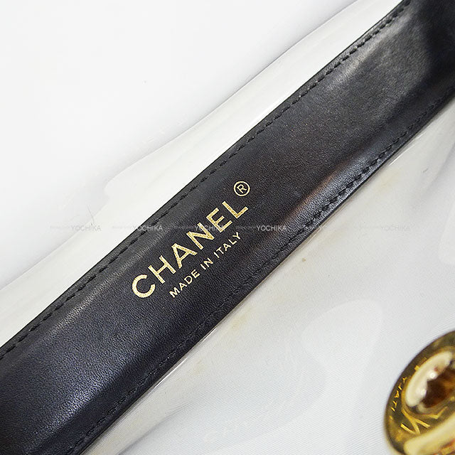 [Pre-loved] CHANEL Shoulder bag Boy Chanel Vinyl Chain COCO Mark Not Specified/Noir (Black) PVC/Patent Leather Gold HW A67557[USED SA][Authentic]