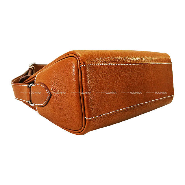 [Pre-loved] HERMES Shoulder bag Kelly Messenger 24 PM Fauve Barenia Faubourg Silver HW Stamp B[LIKE NEW][Authentic]