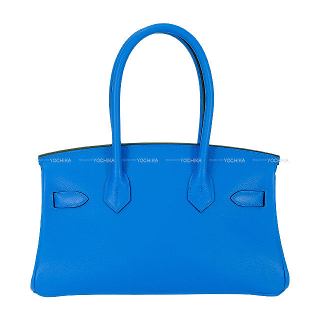 2024AW HERMES Shoulder bag Shoulder Birkin29 New Bleu Hydra Evercolor Silver HW Stamp W[BRAND NEW][Authentic]