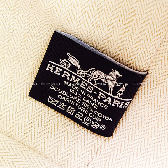 2024AW Color Mania Collection HERMES Pouch Bride a Brac GM Au Carre Seigle Toile H Silver HW[BRAND NEW][Authentic]