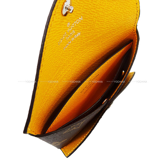 2024AW Color Mania Collection LOUIS VUITTON card holder Portefeuille Kirigami Saffron Yellow Monogram Canvas Gold HW M12791[BRAND NEW][Authentic]