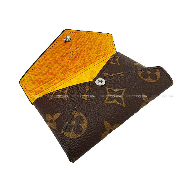 2024AW Color Mania Collection LOUIS VUITTON card holder Portefeuille Kirigami Saffron Yellow Monogram Canvas Gold HW M12791[BRAND NEW][Authentic]