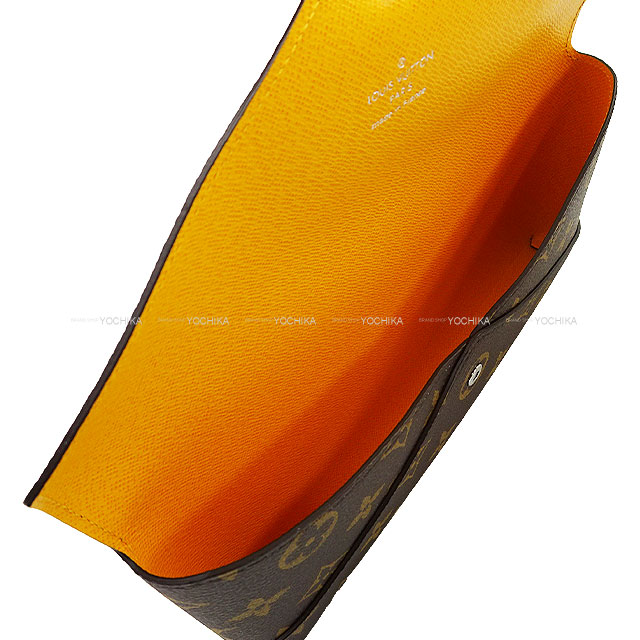 2024AW Color Mania Collection LOUIS VUITTON Clutch bag Bearn Soufflet Kirigami Organizer Card Case Saffron Yellow Monogram Canvas Gold HW M12358[BRAND NEW][Authentic]