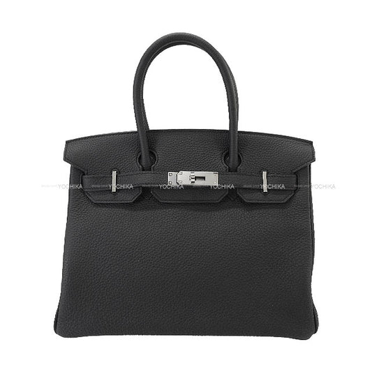 [Pre-loved] HERMES Handbag Birkin30 Noir (Black) Veau Togo Silver HW Stamp Y[LIKE NEW][Authentic]