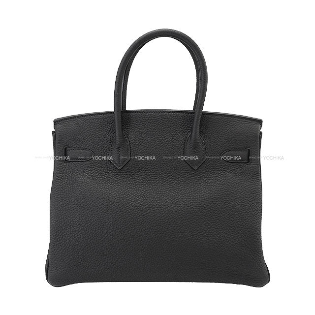 [Pre-loved] HERMES Handbag Birkin30 Noir (Black) Veau Togo Silver HW Stamp Y[LIKE NEW][Authentic]