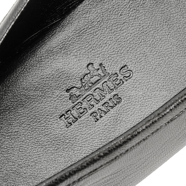 HERMES loafers Moccasin Shoes Julia #39 Noir (Black) Chevre Myzore 39[BRAND NEW][Authentic]