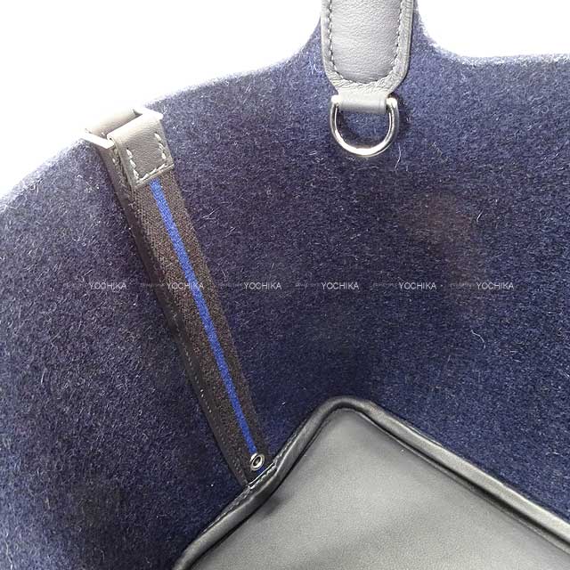 HERMES Handbag Picotin Lock 18 PM Go Team Caban/Bleu Nuit Feutre(Felt)/Veau Swift Silver HW Stamp W[BRAND NEW][Authentic]