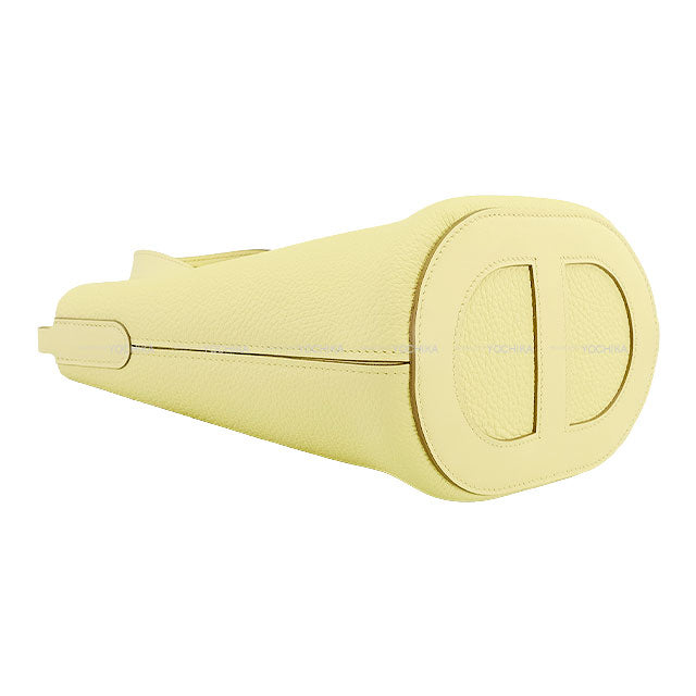 HERMES Handbag In the Loop 18 Jaune Milton Taurillon Clemence/Veau Swift Silver HW Stamp B[EXCELLENT][Authentic]