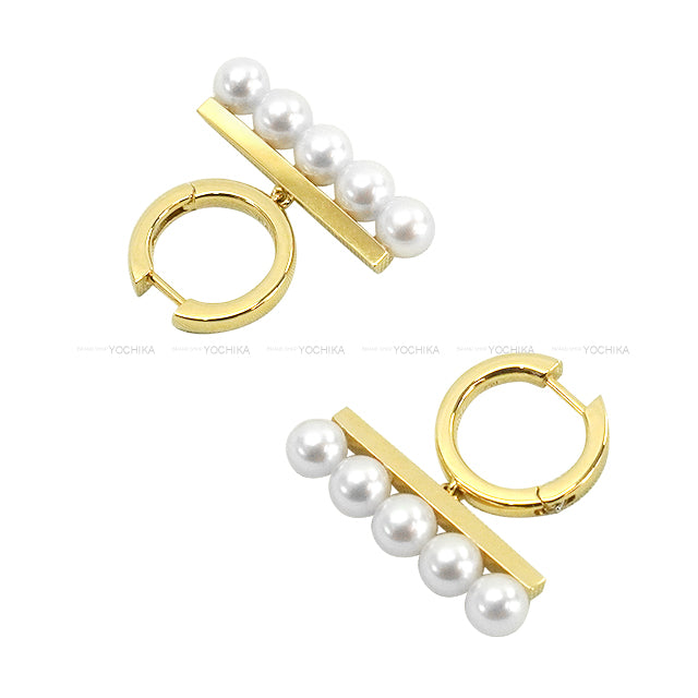 TASAKI pierced earring Balance Plus Pearl Gold HW[ALMOST NEW][Authentic]
