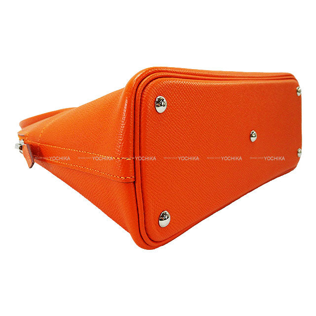 [Pre-loved] HERMES Shoulder bag Bolide27 Feu Orange Veau Epsom Silver HW Stamp X[LIKE NEW][Authentic]
