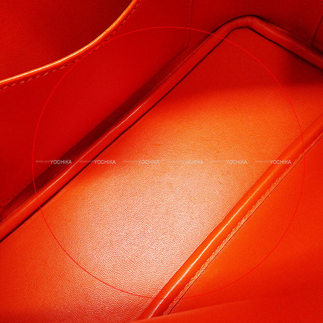 [Pre-loved] HERMES Shoulder bag Bolide27 Feu Orange Veau Epsom Silver HW Stamp X[LIKE NEW][Authentic]