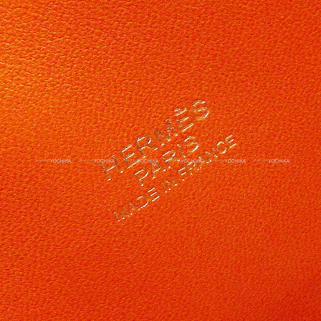 [Pre-loved] HERMES Shoulder bag Bolide27 Feu Orange Veau Epsom Silver HW Stamp X[LIKE NEW][Authentic]