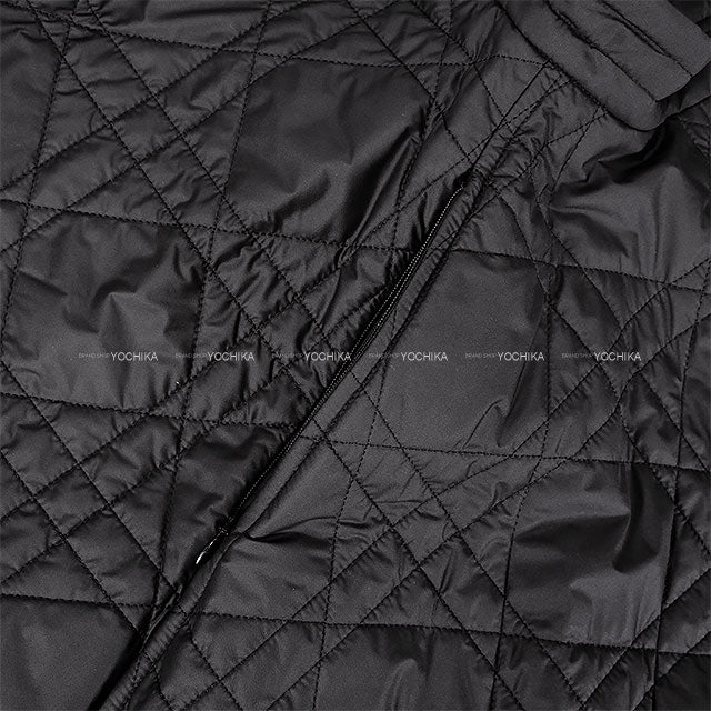 Dior skirt midi Macrocannage quilting technical taffeta Noir (Black) Polyester 157J67A2827_X9000[EXCELLENT][Authentic]