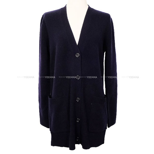 MAX MARA Cardigan Sequin Embroidery 1951 Middle Navy Wool/Cashmere #S[BRAND NEW][Authentic]