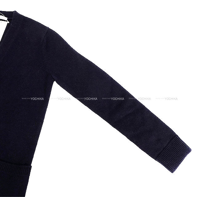 MAX MARA Cardigan Sequin Embroidery 1951 Middle Navy Wool/Cashmere #S[BRAND NEW][Authentic]