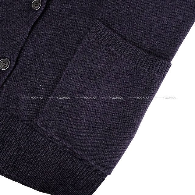 MAX MARA Cardigan Sequin Embroidery 1951 Middle Navy Wool/Cashmere #S[BRAND NEW][Authentic]