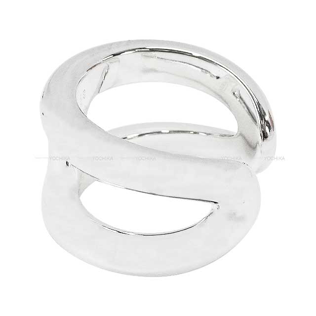 HERMES ring Osmose PM Silver Silver925 (SV925 Ag925) #53[BRAND NEW][Authentic]