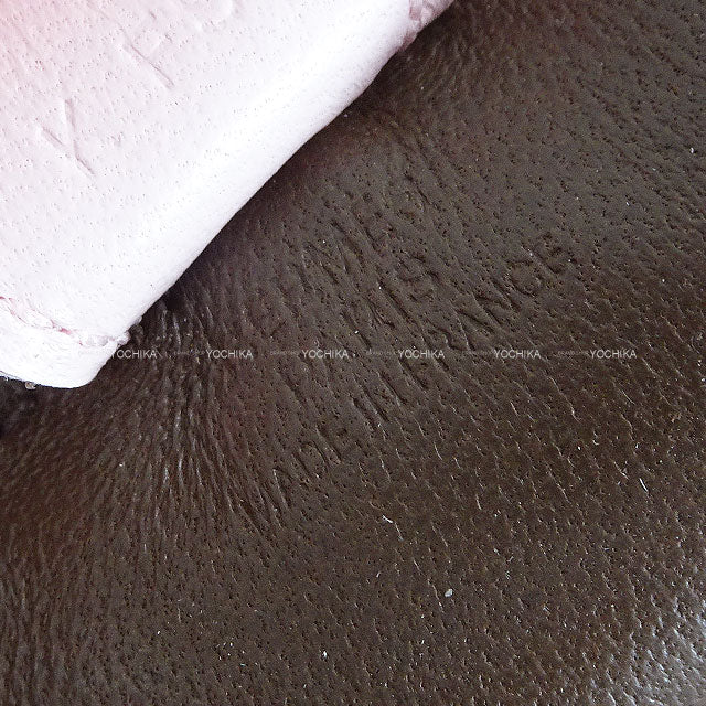 HERMES bag charm Rodeo PM Chocolat/Craie/Rose Darling Agneau Milo Stamp K[BRAND NEW][Authentic]