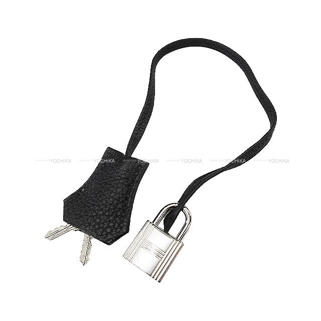 [Pre-loved] HERMES Handbag Birkin40 Bag Pillows Noir (Black) Veau Togo Silver HW Stamp D[LIKE NEW][Authentic]