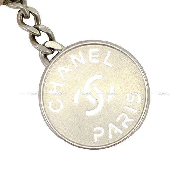 [Pre-loved] CHANEL Shoulder bag Chanel22 Mini Matelasse Medal Charm Chain Beige Calfskin Mat Silver HW AS3980[LIKE NEW][Authentic]