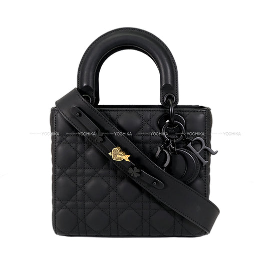 [Pre-loved] Dior Handbag Lady Dior My ABC Small Noir (Black) Cannage/Ultra Matte Calfskin Matte Black HW MO538SLOI-M989[LIKE NEW][Authentic]