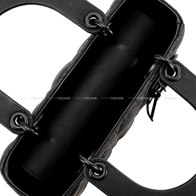 [Pre-loved] Dior Handbag Lady Dior My ABC Small Noir (Black) Cannage/Ultra Matte Calfskin Matte Black HW MO538SLOI-M989[LIKE NEW][Authentic]