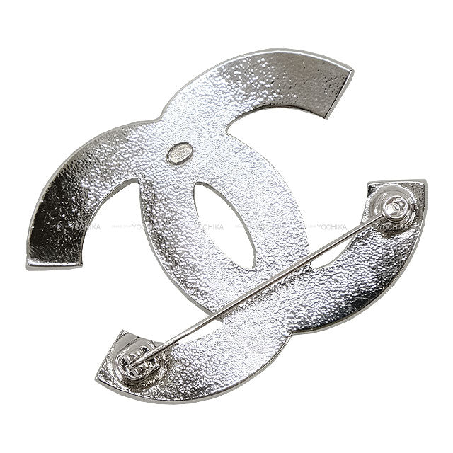 CHANEL broach Broach COCO Mark Lace Silver HW C24K[EXCELLENT][Authentic]