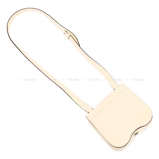 HERMES Shoulder bag Mini Nata Veau Epsom Silver HW Stamp U[EXCELLENT][Authentic]