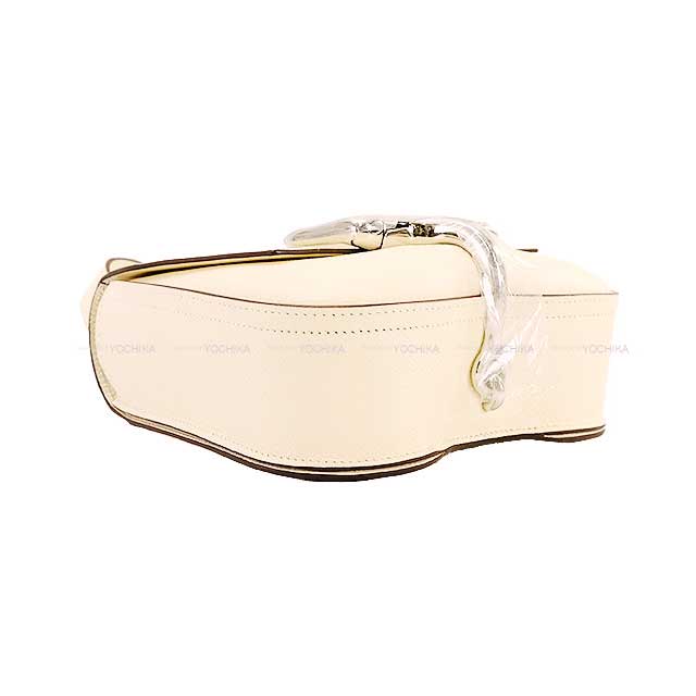 HERMES Shoulder bag Mini Nata Veau Epsom Silver HW Stamp U[EXCELLENT][Authentic]