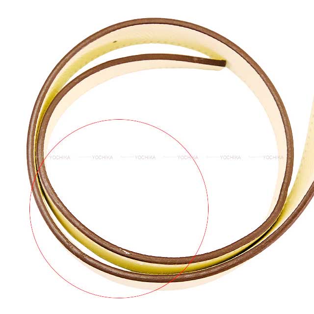 HERMES Shoulder bag Mini Nata Veau Epsom Silver HW Stamp U[EXCELLENT][Authentic]