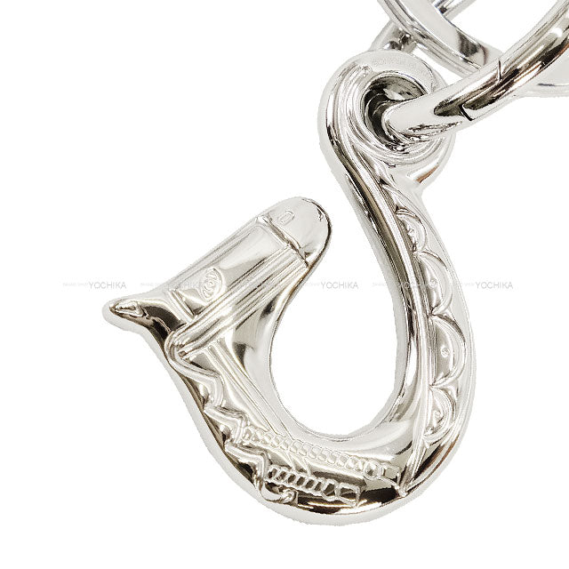 HERMES keyring(key holder) fireworks master key Holder Silver HW[ALMOST NEW][Authentic]