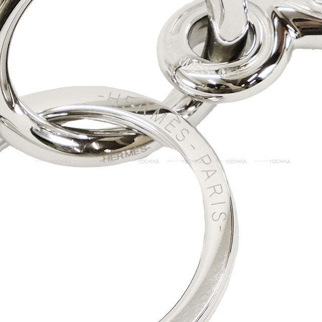 HERMES keyring(key holder) fireworks master key Holder Silver HW[ALMOST NEW][Authentic]