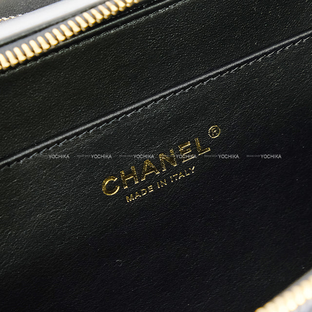 2023SS CHANEL Shoulder bag Matelasse COCO Mark Top Handle Small Vanity Chain Noir (Black) Lambskin Mat Gold HW AS3222[EXCELLENT][Authentic]