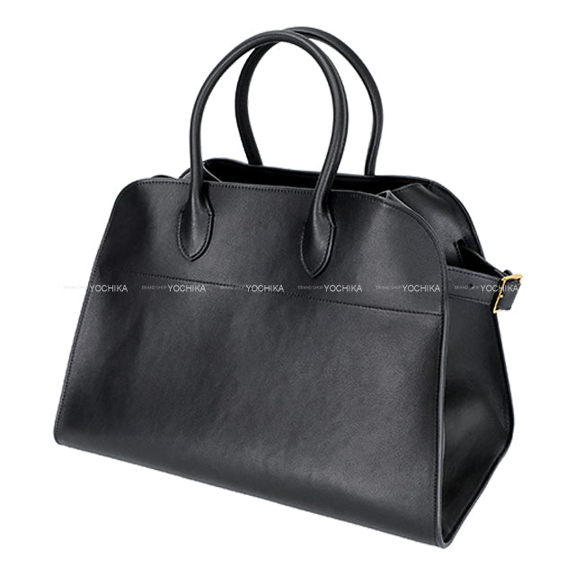 The Row Handbag Soft Margaux 15 Gold HW W1255L72BLSE[EXCELLENT][Authentic]