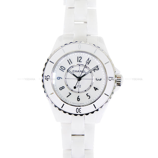 CHANEL Watches J22 33mm quartz White White ceramic/stainless steel Silver HW H5698[ALMOST NEW][Authentic]