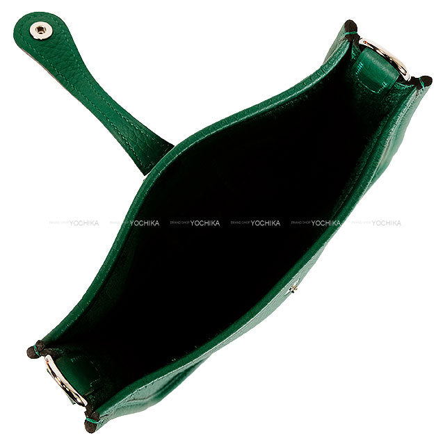 HERMES Shoulder bag Evelyne 16 TPM Vert Moyen Taurillon Clemence Silver HW Stamp W[BRAND NEW][Authentic]