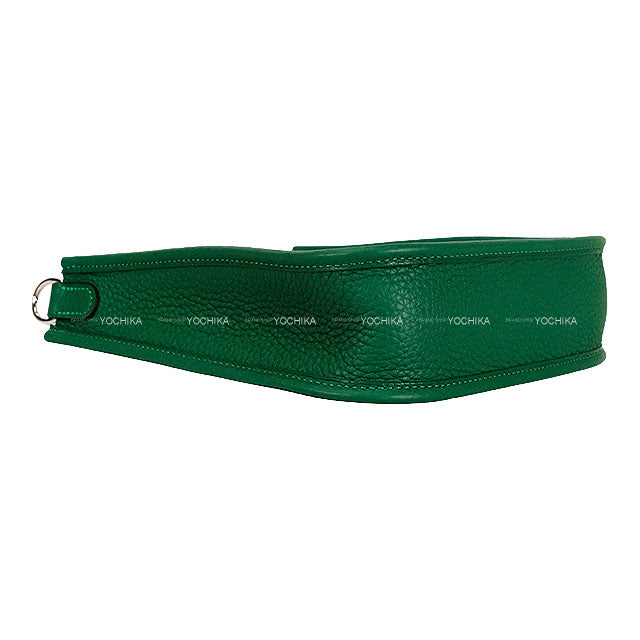 HERMES Shoulder bag Evelyne 16 TPM Vert Moyen Taurillon Clemence Silver HW Stamp W[BRAND NEW][Authentic]