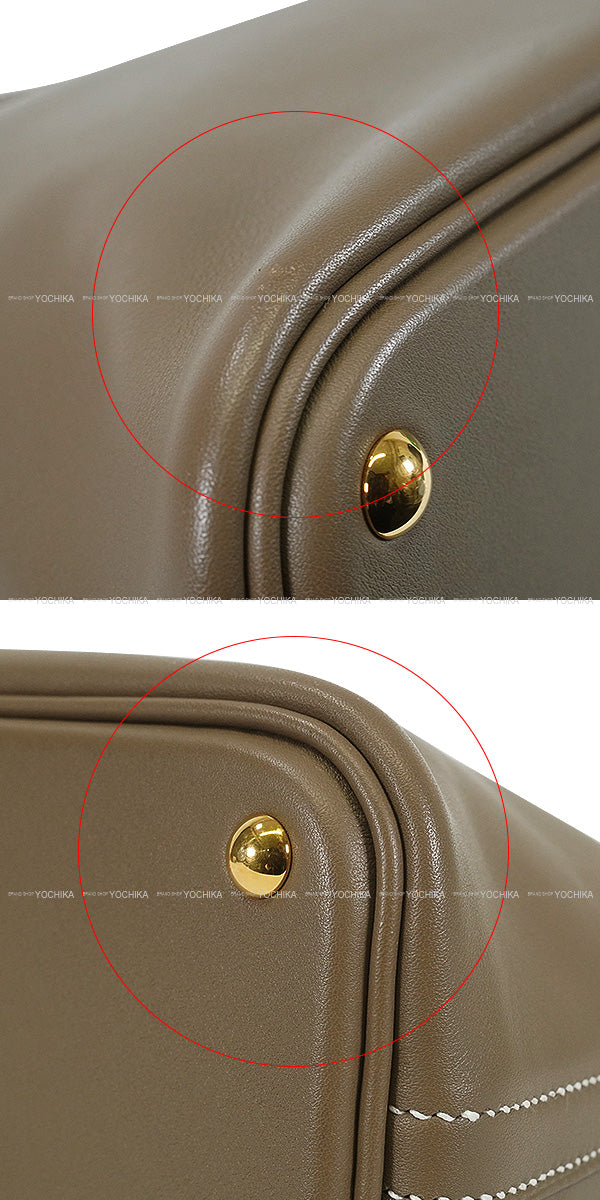 [Pre-loved] HERMES Shoulder bag Bolide27 Etoupe Veau Swift Gold HW Stamp Y[LIKE NEW][Authentic]