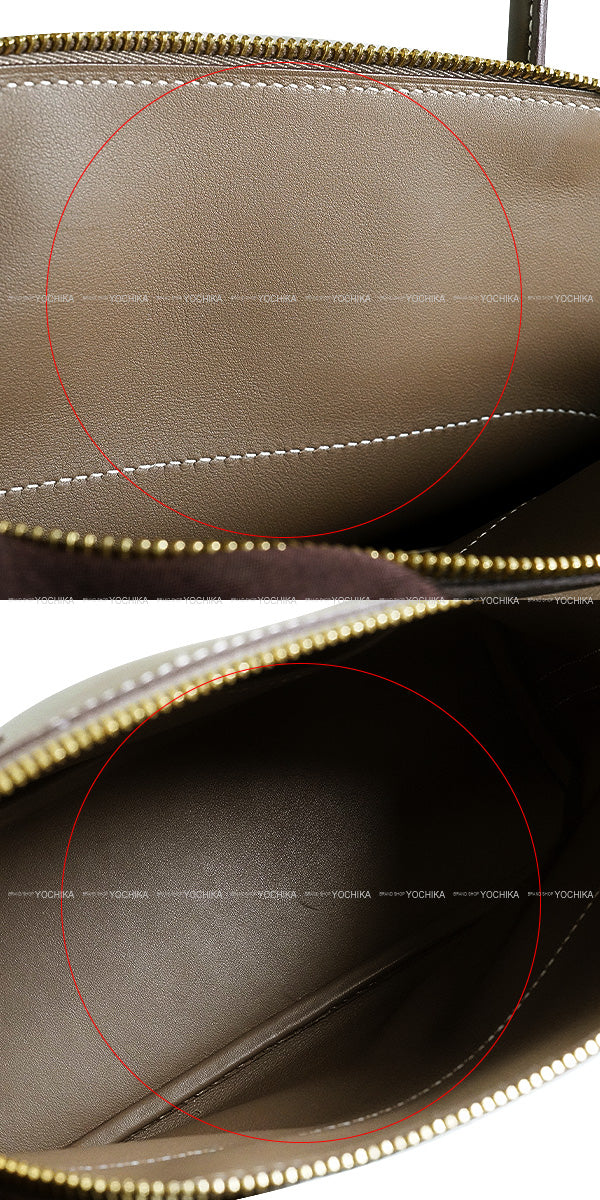 [Pre-loved] HERMES Shoulder bag Bolide27 Etoupe Veau Swift Gold HW Stamp Y[LIKE NEW][Authentic]