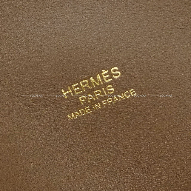 [Pre-loved] HERMES Shoulder bag Bolide27 Etoupe Veau Swift Gold HW Stamp Y[LIKE NEW][Authentic]