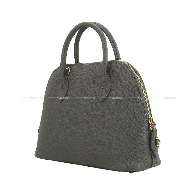 HERMES Shoulder bag Bolide1923 25 Ardoise Veau Epsom Champagne Gold HW Stamp W[BRAND NEW][Authentic]
