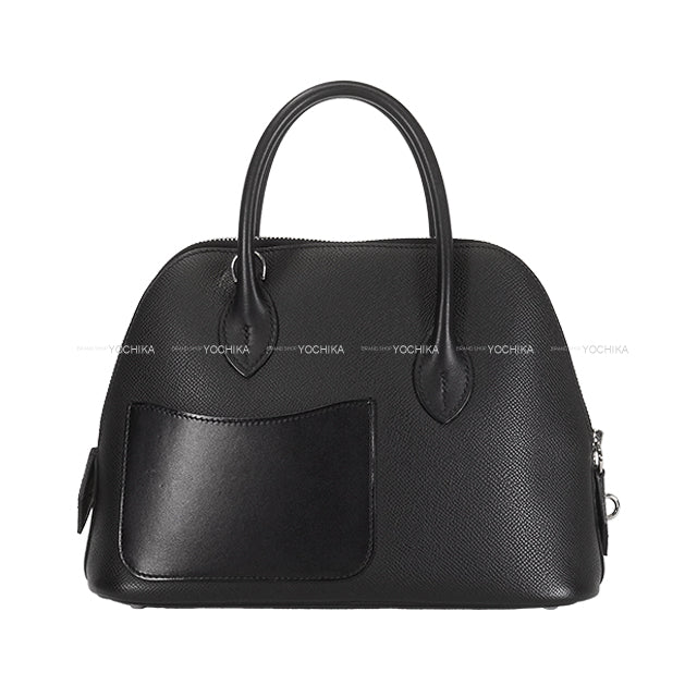 [Pre-loved] HERMES Shoulder bag En Desordre Noir (Black) Veau Epsom/Veau Swift/Vache Hunter Silver HW Stamp B[LIKE NEW][Authentic]