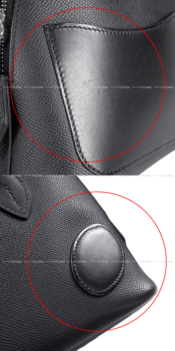 [Pre-loved] HERMES Shoulder bag En Desordre Noir (Black) Veau Epsom/Veau Swift/Vache Hunter Silver HW Stamp B[LIKE NEW][Authentic]