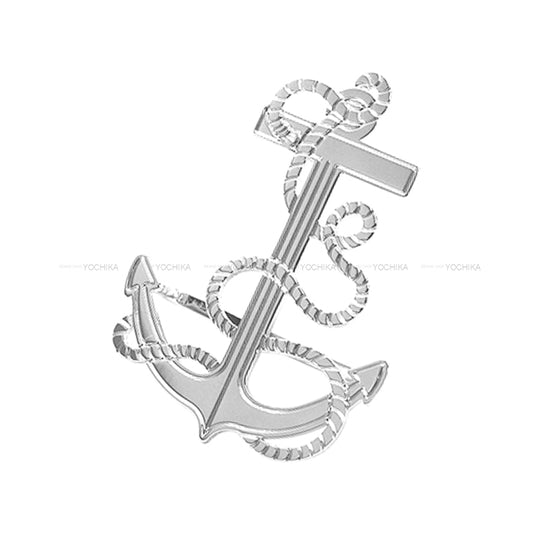 HERMES Scarf ring 70 Ankle Silver Silver HW[EXCELLENT][Authentic]