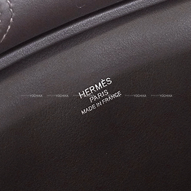 HERMES Handbag Birkin25 Cargo Pockets Ebene/Dark Bronze Toile Goeland/Veau Swift Silver HW Stamp W[BRAND NEW][Authentic]