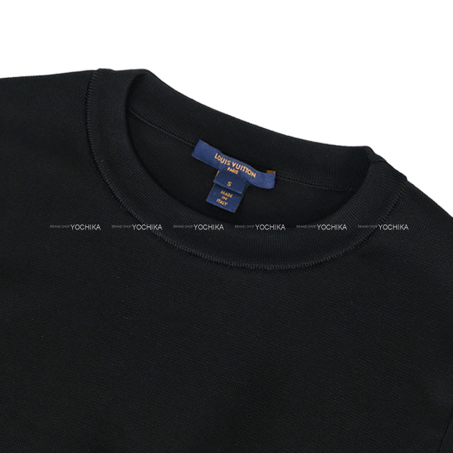 A/W 2020 LOUIS VUITTON One‐piece dress Ladies Monogram LV patch Noir (Black) Reyon/Polyester/Silk #S RW201A[EXCELLENT][Authentic]